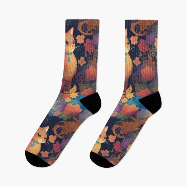 Item preview, Vibrant Cute Cat Cartoon Doodle Seamless Pattern - Mesmerizing Digital Illustration designed and sold by LEVI SALVIAN JANITRA.