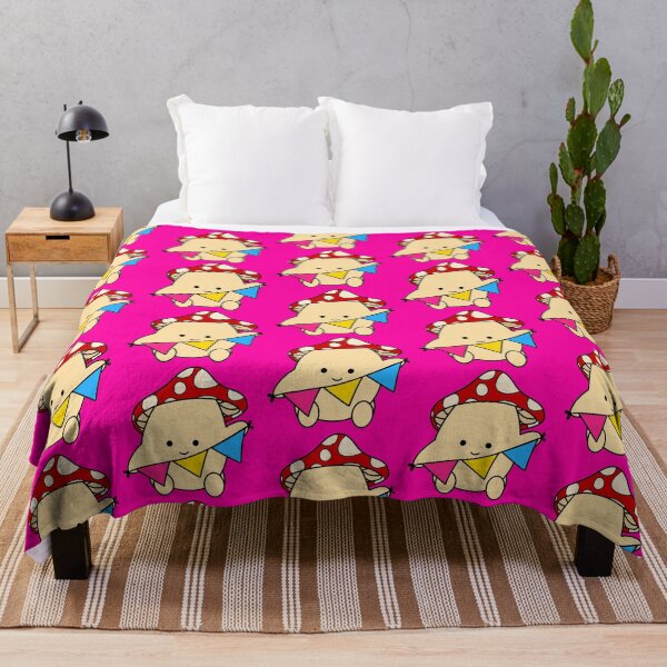 Item preview, Pansexual flag mushroom designed and sold by bookwoof.