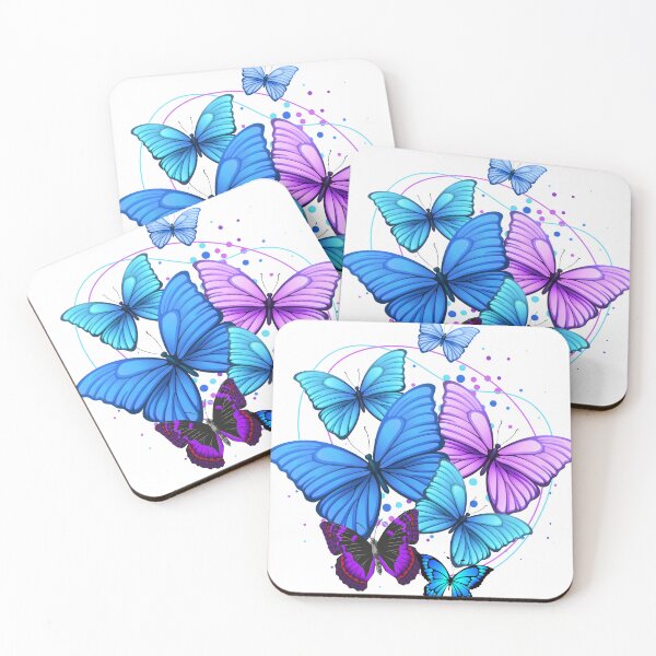 Item preview, The Flight of Freedom, Transformation, and Hope: A Blue and Purple Butterfly Design designed and sold by CraftyrCreator.