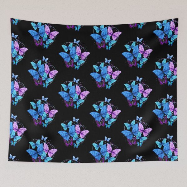 Item preview, The Flight of Freedom, Transformation, and Hope: A Blue and Purple Butterfly Design designed and sold by CraftyrCreator.