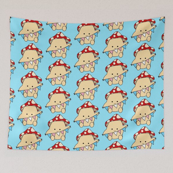 Item preview, Trans flag mushroom designed and sold by bookwoof.