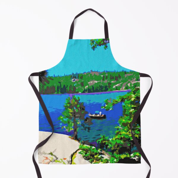 Item preview, BOAT ON PINECREST LAKE designed and sold by ArtbyRolleen.
