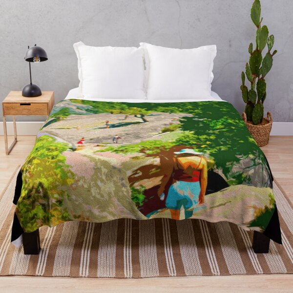Item preview, BOULDER PATH AT PINECREST designed and sold by ArtbyRolleen.