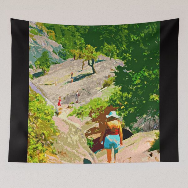 Item preview, BOULDER PATH AT PINECREST designed and sold by ArtbyRolleen.