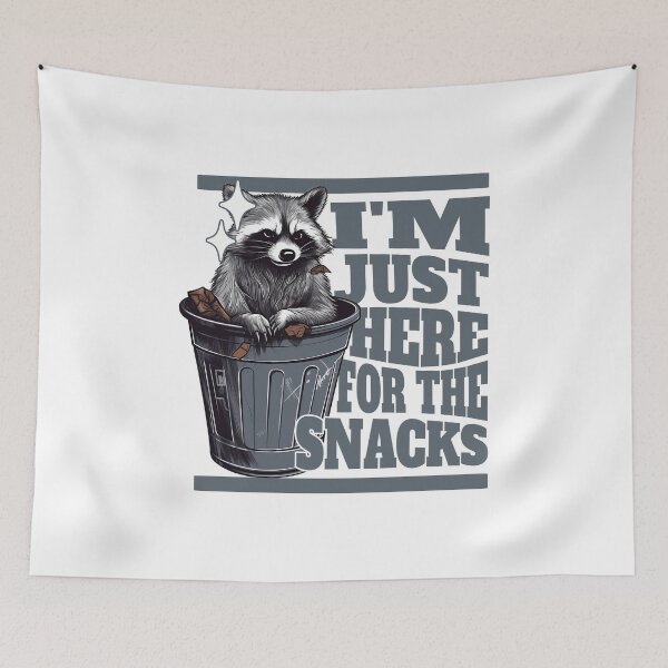 Item preview, Funny meme - I'm just here for the snacks designed and sold by hamishby.