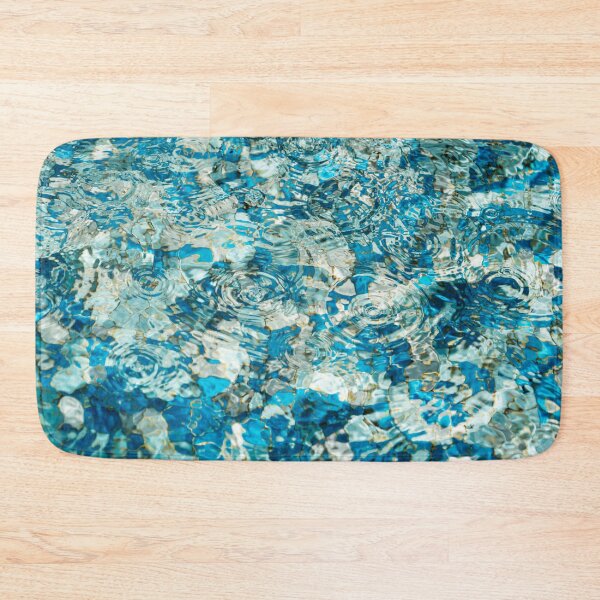 Item preview, Mesmerizing Abstract Fluidity in Aquamarine Turquoise and Sapphire designed and sold by Georgia Mizuleva.