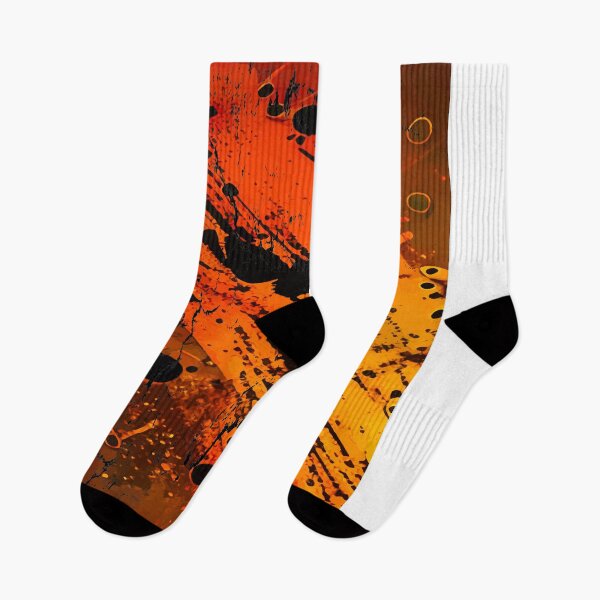 Item preview, orange black, abstract, vintage design designed and sold by marvin barth.