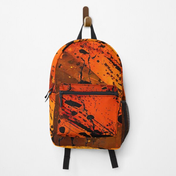 Item preview, orange black, abstract, vintage design designed and sold by marvin barth.