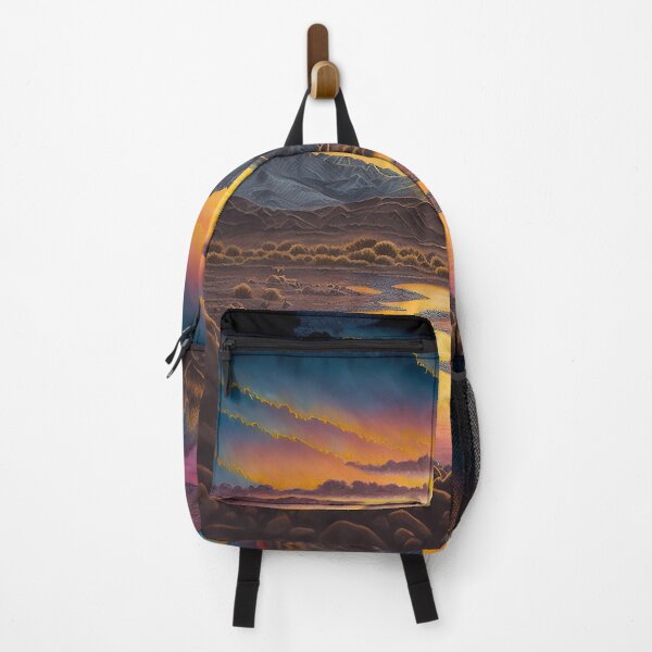 Item preview, COLORED CHALK DRAWING OF SUNSET OVER EASTERN SIERRAS designed and sold by ArtbyRolleen.