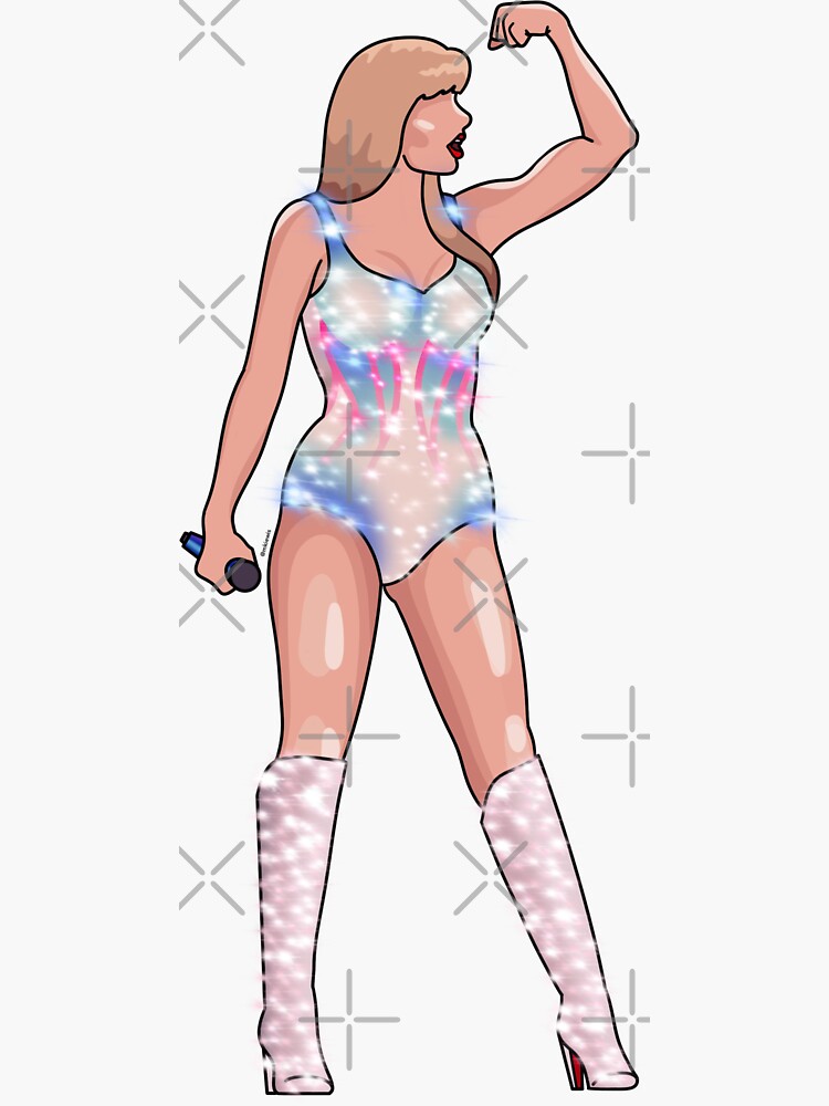 Taylor Swift Eras Tour Lover Sticker For Sale By Mkiewis Redbubble