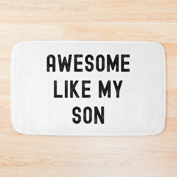 Item preview, AWESOME LIKE MY SON - Funny Fathers Day Slogan Mom Dad Gift designed and sold by Style4You24.
