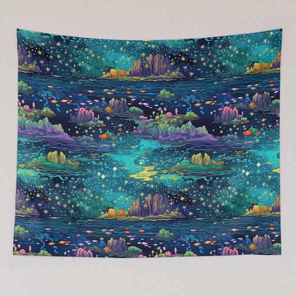 Item preview, Psychedelic Dreamscape – Seamless designed and sold by GalacticLabs.