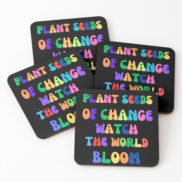 Item preview, Plant seeds of change watch the world bloom designed and sold by JOY STORE 45.