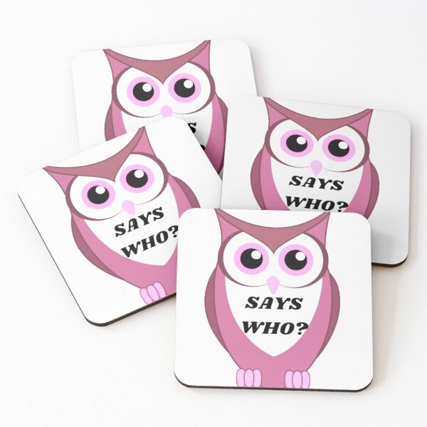 Item preview, Says who? Pink designed and sold by MissTLand.