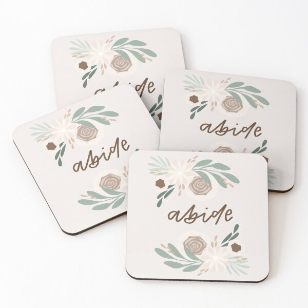 Item preview, abide floral neutral Christian designed and sold by Kborek112.