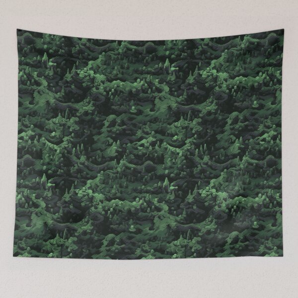 Item preview, Digital Green Camouflage Seamless Repeating Pattern designed and sold by Supra-Mundane.