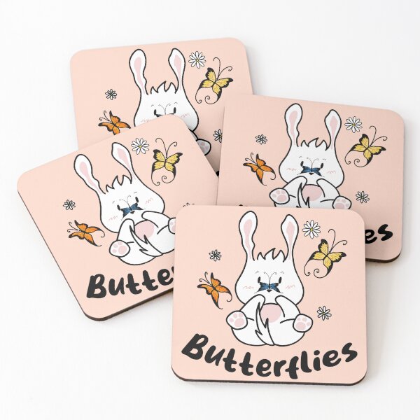 Item preview, ROULO Butterflies pinkberry designed and sold by UgaMaru.