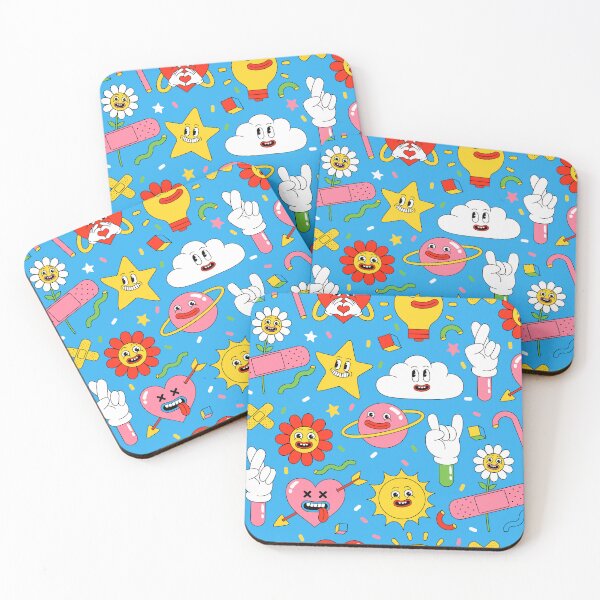 Item preview, Cute Colorful Pop Art Pattern  designed and sold by cult24.