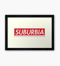 suburbia Framed Print