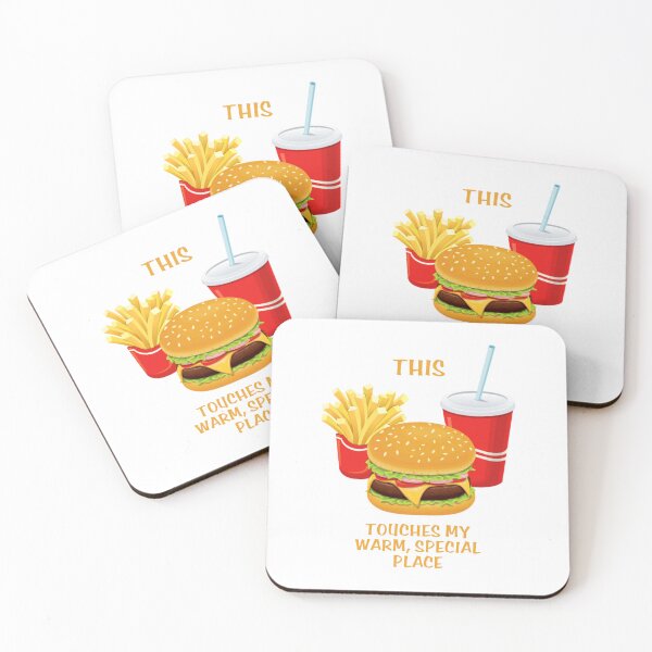 Item preview, This Touches My Warm, Special Place - CHEESEBURGER, FRIES & SODA designed and sold by PoppysPrintings.