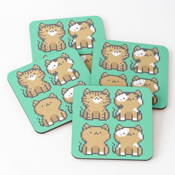 Item preview, Pixel Quiet Cat Quater 005 designed and sold by sosorimaru.