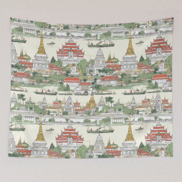Item preview, Bangkok pattern designed and sold by Lexa Pix.