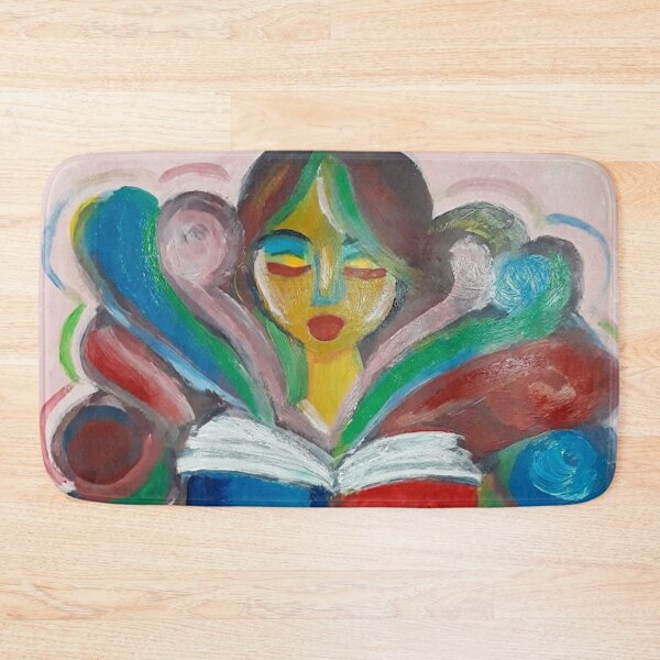 Item preview, "Enlightened Reader" Painting designed and sold by angelina-kristl.