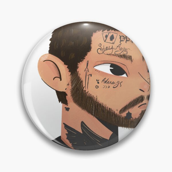 Item preview, Post Malone Illustration designed and sold by ICanSee80.