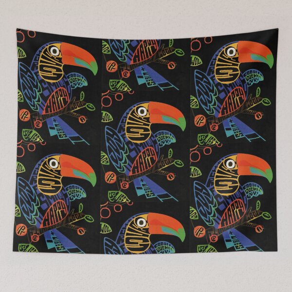 Aperçu de l'œuvre Les aventures Doodle de SJ : "Wordy Toucan" créée et vendue par Art Samurai.
