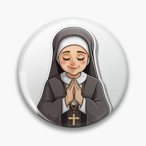 Item preview, Catholic nun praying  designed and sold by ISBrunning.