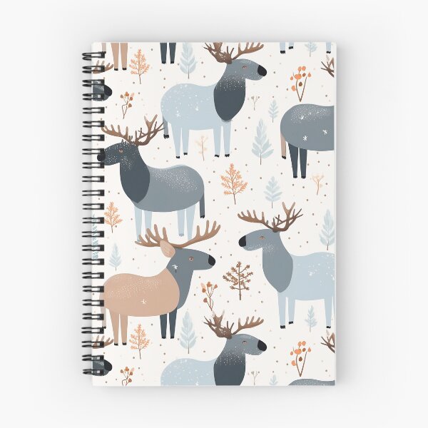 Item preview, Cute moose pattern designed and sold by Lexa Pix.