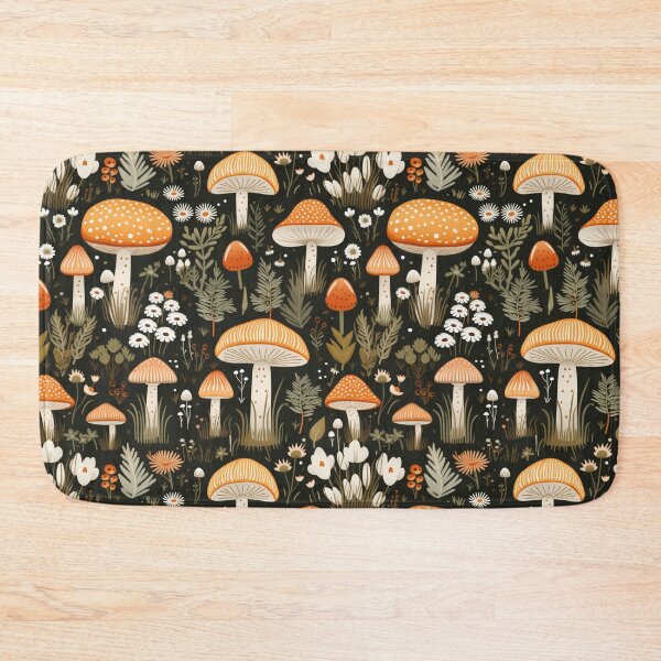 Item preview, Mushroomcore simplistic mushrooms and leaves designed and sold by EliteShadow.