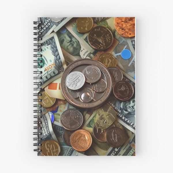Item preview, Wealth of Nations - Pile of Various US Coins and Money, Financial Abundance designed and sold by Dubage603.