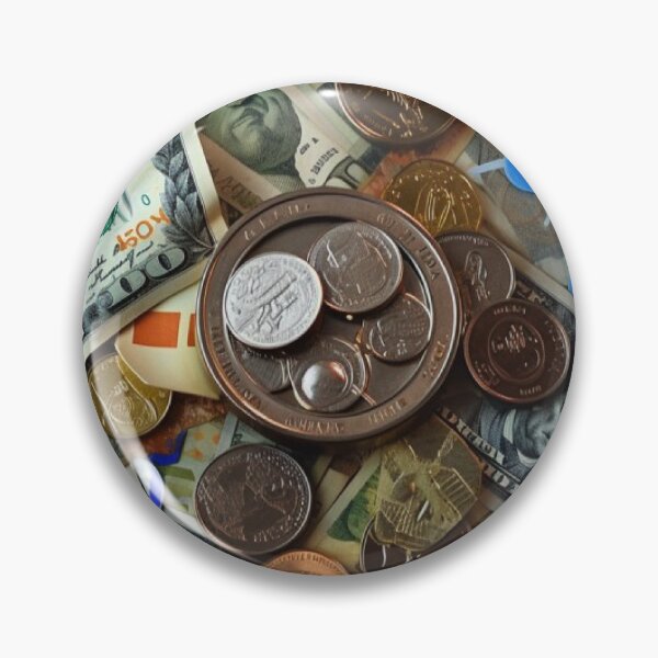 Item preview, Wealth of Nations - Pile of Various US Coins and Money, Financial Abundance designed and sold by Dubage603.