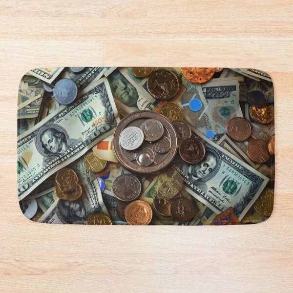 Item preview, Wealth of Nations - Pile of Various US Coins and Money, Financial Abundance designed and sold by Dubage603.