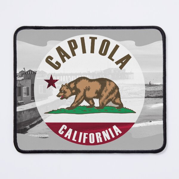 Item preview, Capitola Beach Californian Flag: Santa Cruz Coastal Living! designed and sold by EclecticCharm.