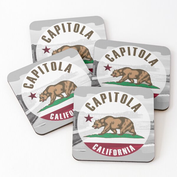 Item preview, Capitola Beach Californian Flag: Santa Cruz Coastal Living! designed and sold by EclecticCharm.