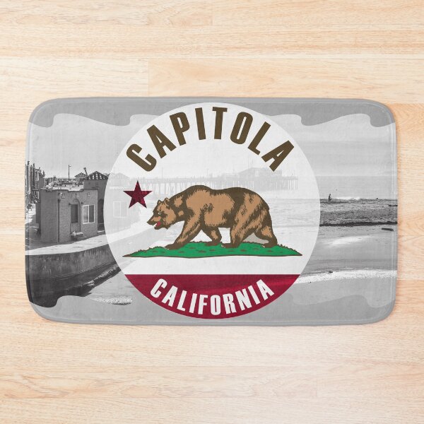 Item preview, Capitola Beach Californian Flag: Santa Cruz Coastal Living! designed and sold by EclecticCharm.