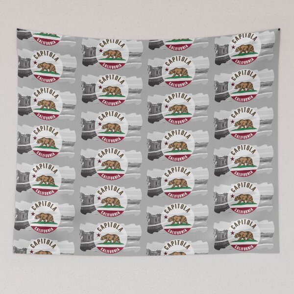 Item preview, Capitola Beach Californian Flag: Santa Cruz Coastal Living! designed and sold by EclecticCharm.