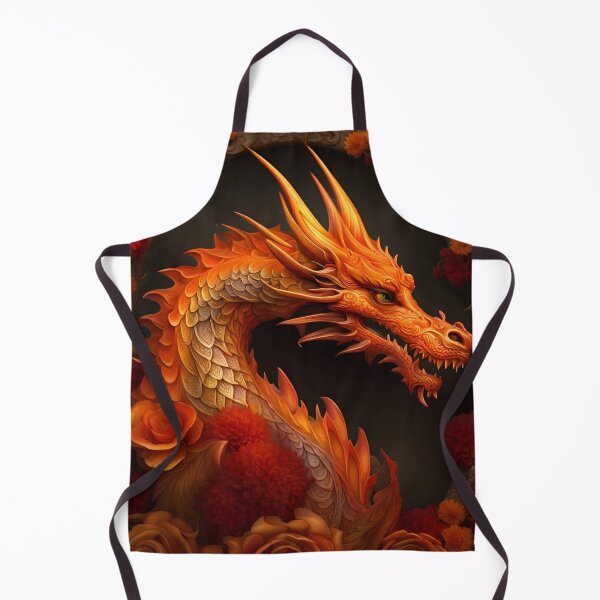 Item preview, Nature's Spell: Intricate Fantasy Floral Dragon Artwork designed and sold by CraftyAnimal.