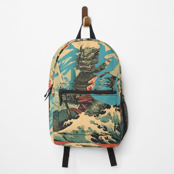 Item preview, Dragon Warrior in the Cresting Waves designed and sold by Felix Tanner.