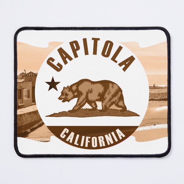 Item preview, Capitola Beach Californian Flag: Santa Cruz Coastal Living! designed and sold by EclecticCharm.