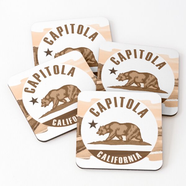 Item preview, Capitola Beach Californian Flag: Santa Cruz Coastal Living! designed and sold by EclecticCharm.