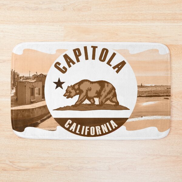 Item preview, Capitola Beach Californian Flag: Santa Cruz Coastal Living! designed and sold by EclecticCharm.