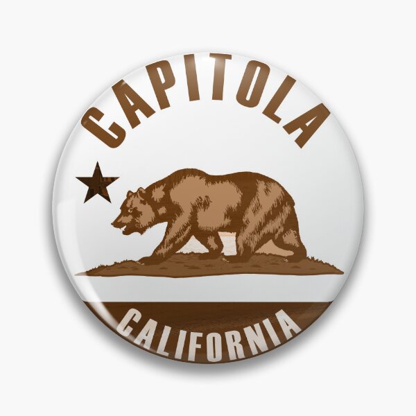 Item preview, Capitola Beach Californian Flag: Santa Cruz Coastal Living! designed and sold by EclecticCharm.