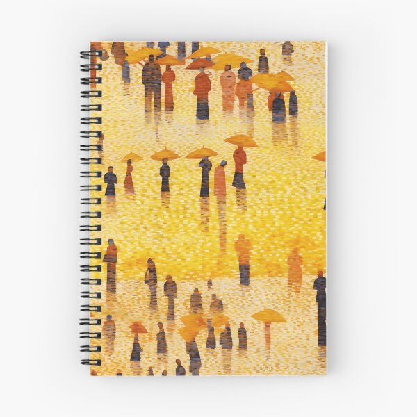 Item preview, Hot day at the beach, inspired by Georges Seurat's "A bath in Asnieres", designed and sold by SBD-Shop.