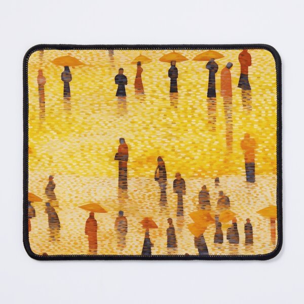 Item preview, Hot day at the beach, inspired by Georges Seurat's "A bath in Asnieres", designed and sold by SBD-Shop.
