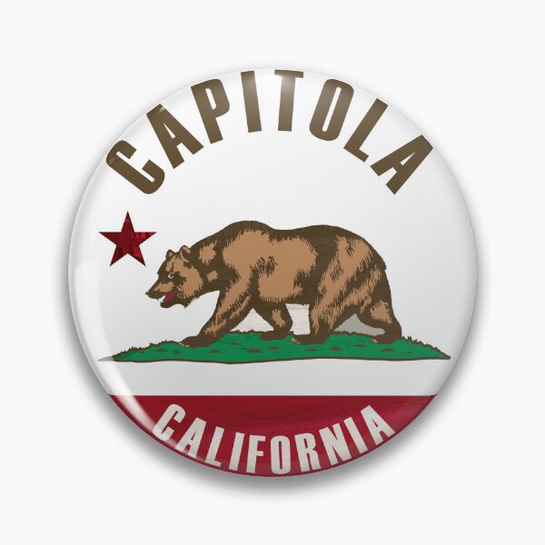 Item preview, Capitola Beach Californian Flag: Santa Cruz Coastal Living! designed and sold by EclecticCharm.