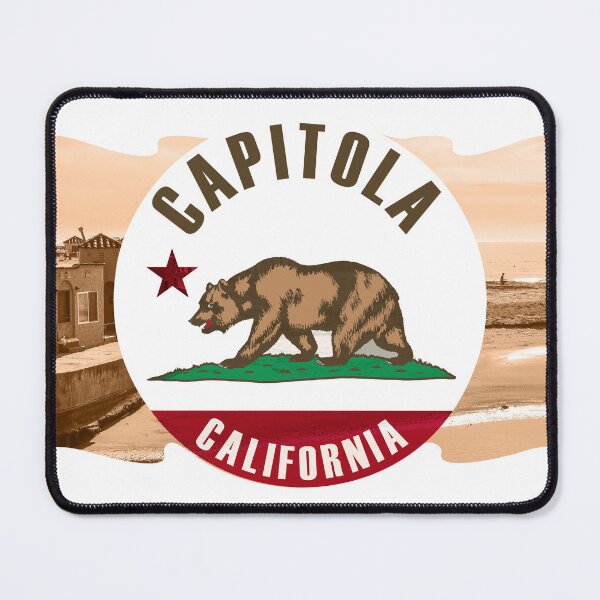Item preview, Capitola Beach Californian Flag: Santa Cruz Coastal Living! designed and sold by EclecticCharm.