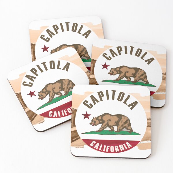Item preview, Capitola Beach Californian Flag: Santa Cruz Coastal Living! designed and sold by EclecticCharm.
